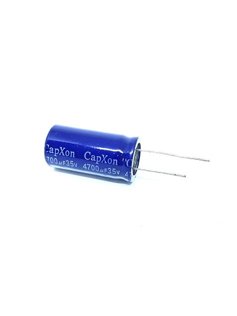 Kit Com 02 PeÇas Capacitor Eletrolitico 4700uf 35v Radial Capxon