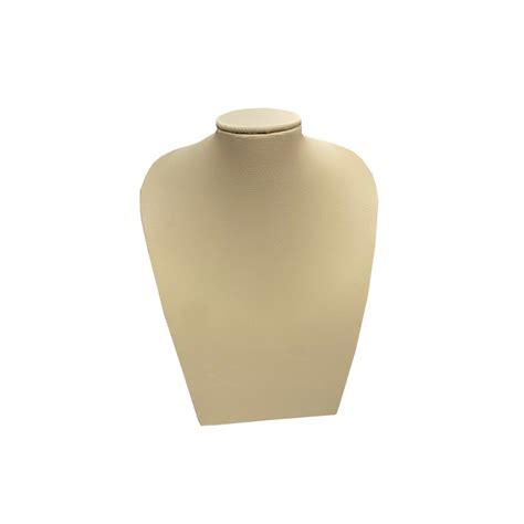 Expositor Pequeno De Colar Busto Reto Em Courino Nude Shopee Brasil