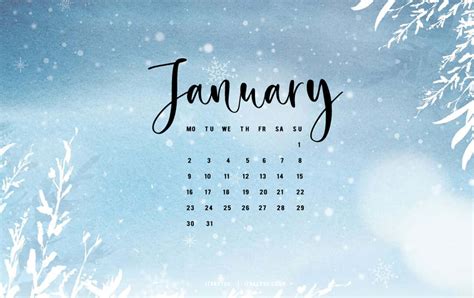 Hello January 2022 Wallpaper