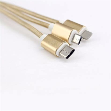 Cabo Dourado Usb Tipo C Micro Usb V Lightning X R Em