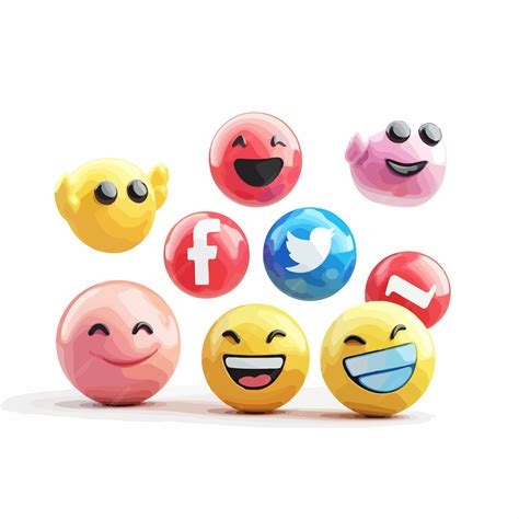 3D Social Media Emoji Marketing Illustration Design | Premium AI