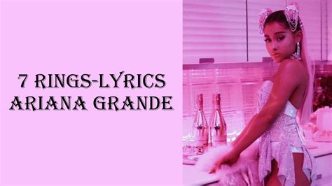 Ariana Grande 7 Rings Lyrics Youtube