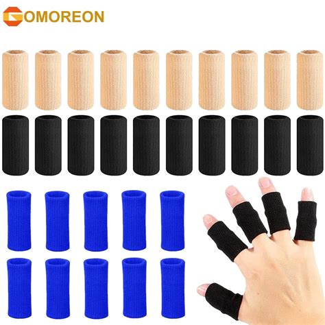 Gomoreon Pcs Set Sports Finger Sleeves Arthritis Support Elastic