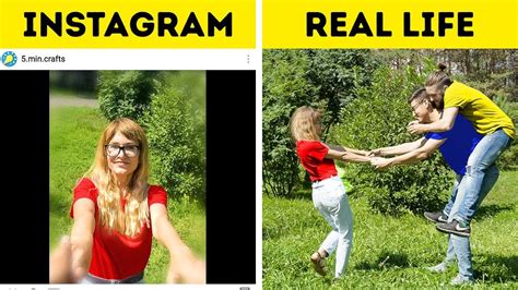 Instagram Vs Reality Youtube