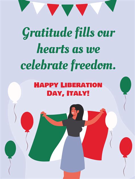 Free Italy Liberation Day Threads Post Template Edit Online