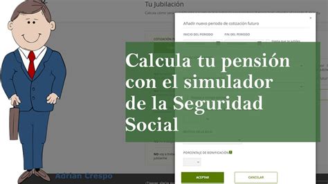 Calcular pensión con simulador de la Seguridad Social YouTube