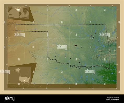 Mcalester oklahoma map hi-res stock photography and images - Alamy