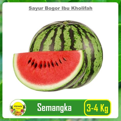 Jual Semangka Merah Berat 3 4 Kg Fresh Toko Buah Segar Freshmart