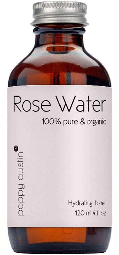 Poppy Austin 120mL Rose Water Toner for Face - Pure Face Toner, Cruelty ...