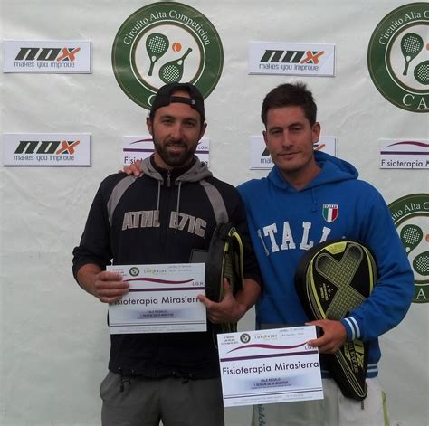 Circuito Alta Competici N Padel Campeones Y Finalistas Open Cac Nox