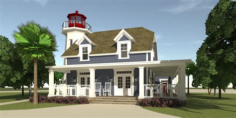 Kittee's Lighthouse. A three bedroom lighthouse by Tyree House Plans ...