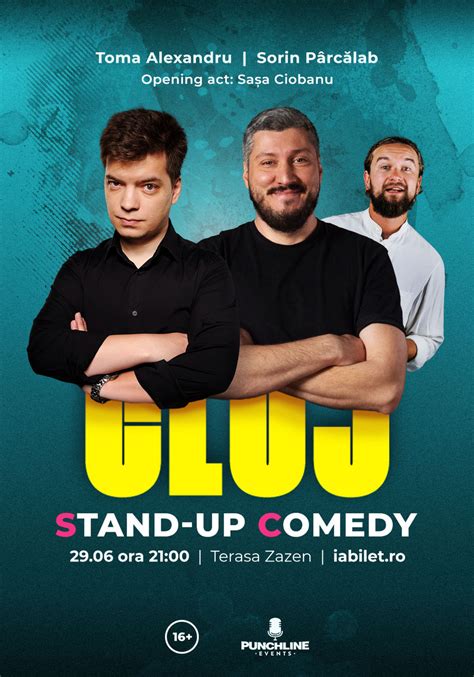 Bilete Cluj Napoca Stand Up Comedy Cu Sorin Toma Si Sa A Ciobanu