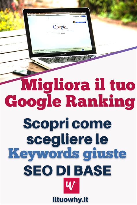 Come Scegliere Le Keywords Giuste Capire La Seo Di Base Il Tuo Why