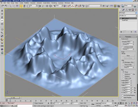 3Ds Max Mountain Displacement Map