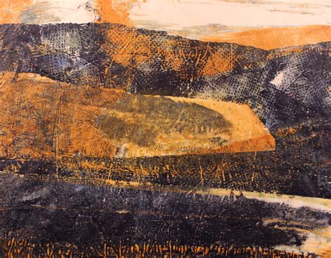 Winter Hills Acrylic On Paper W Monoprint Tonymav Flickr