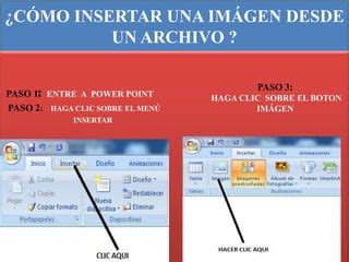 COMO INSERTAR UNA IMAGEN PREDISEÑADA PPT Descarga Gratuita