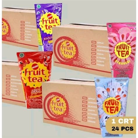 Jual Fruit Tea Genggam Kotak Sosro Minuman Rasa Apel Blackcurrant 1 Dus