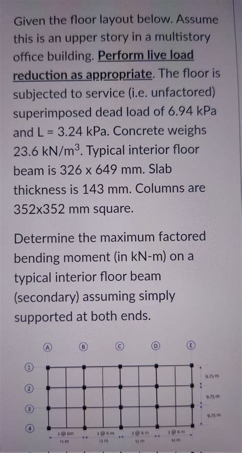 Answered Given The Floor Layout Below Assume Bartleby