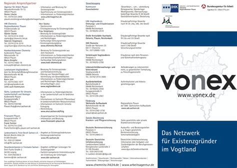 Das Netzwerk für Existenzgründer im Vogtland vonex de