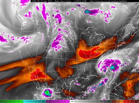 2-3 September 2016 GOES-13 Water Vapor Imagery