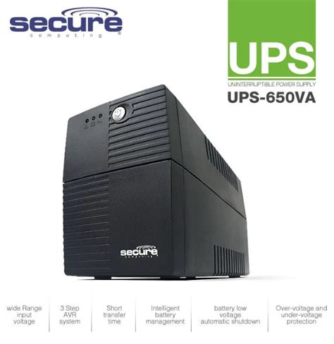 Secure Ups Uninterruptible Power Supply 650va 1000va 2000va 3000va Lazada Ph