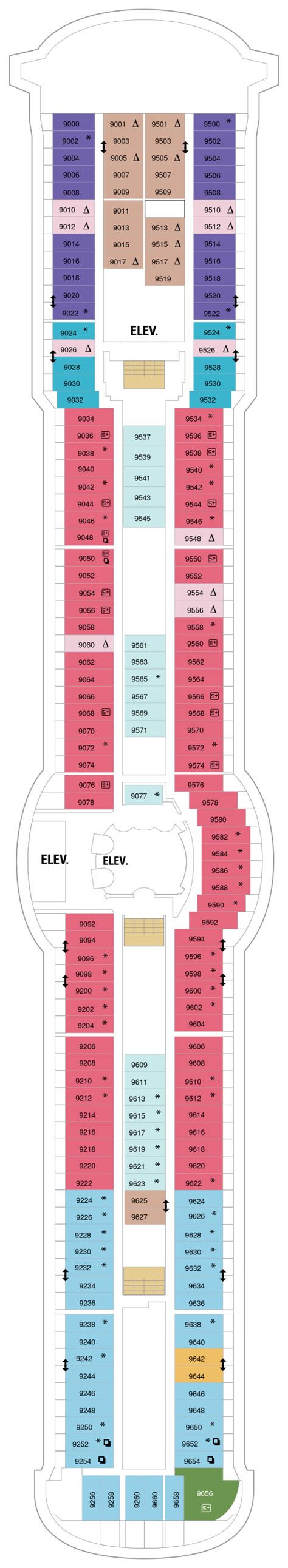 Serenade of the Seas Deck Plans | CruiseInd