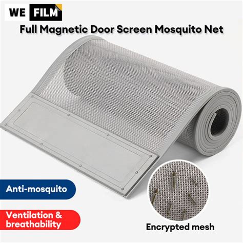 Wefilm Full Magnetic Door Screen Mosquito Net Curtain Fly Insect Anti