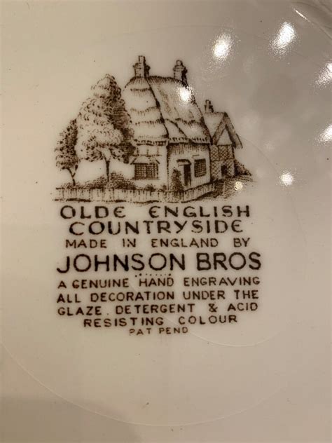 Olde English Countryside Johnson Bros Ironstone Transferware Etsy