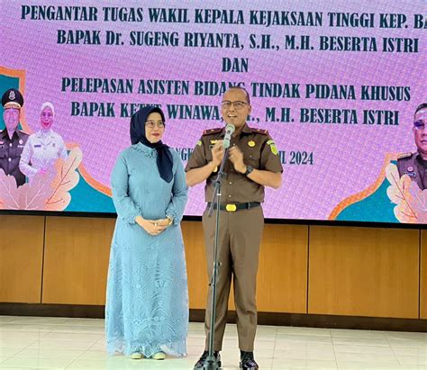 April Dr Sugeng Riyanta Sh Mh Dilantik Jadi Wakajati Jateng