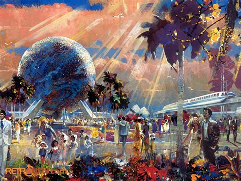 Spaceship Earth Concept Art Gallery - RetroWDW