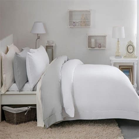 400tc Oxford Pillowcase White Egyptian Cotton Sateen