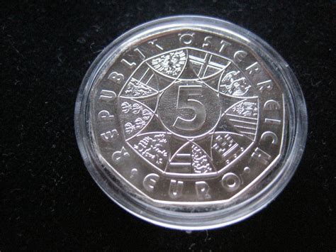 Österreich 5 Euro Silber Münze 100 Jahre Fußball 2004 euro muenzen tv