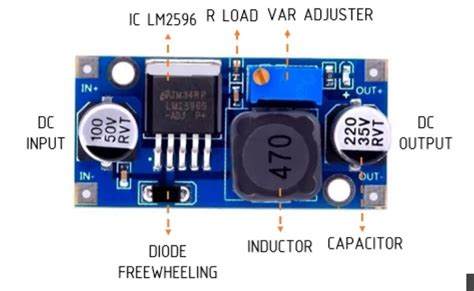 Mengenal Modul Step Down LM2596, Fungsi , beserta contoh penggunannya