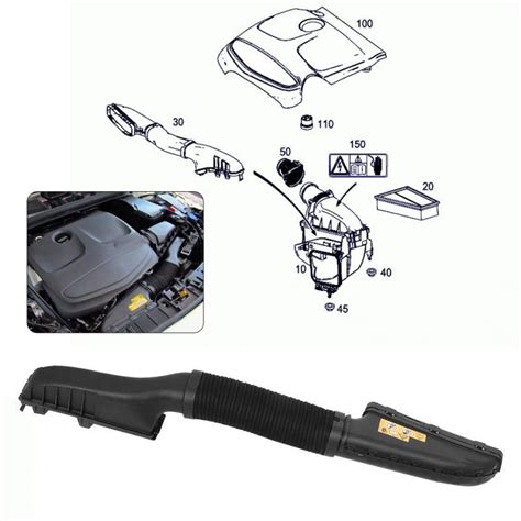 Air Cleaner Intake Inlet Hose Duct Tube Right Parts