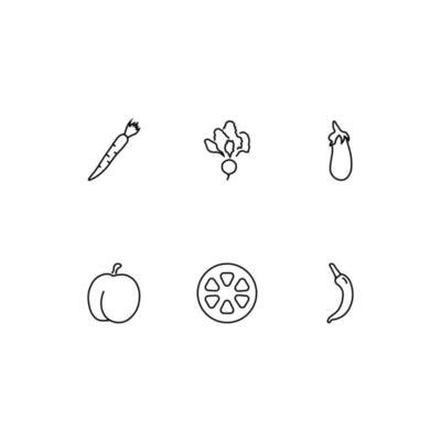 Carrot Outline Vector Art, Icons, and Graphics for Free Download