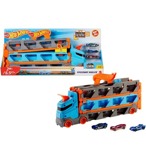 Hot Wheels City Speedway Hauler Playset Gvg