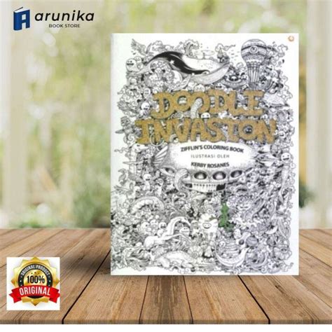 Doodle Invasion Zifflins Coloring Book By Kerby Rosanes Lazada Ph