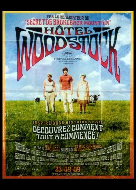 Affiche Hotel Woodstock Ang Lee Cinesud Affiches Cinéma