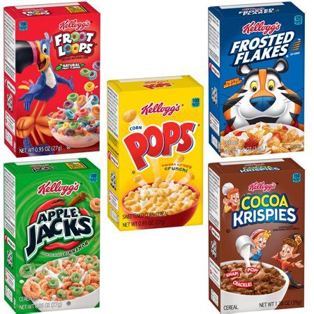 Kellogg S Fun Pak Breakfast Cereal Variety Pack 8 Ct 8 56 Oz