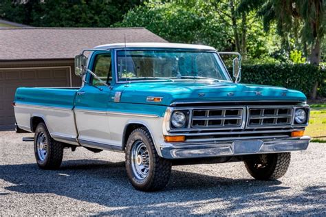 Original Owner 1971 Ford F 250 Sport Custom Camper Special For Sale On