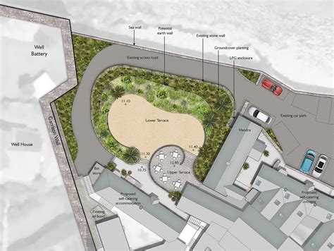 B01 Terraced Gardens Layout070616 Indigo Landscape Architects