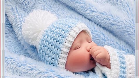 Como tejer un gorro para bebe recién nacido HERMOSO PATRON DE GANCHILLO