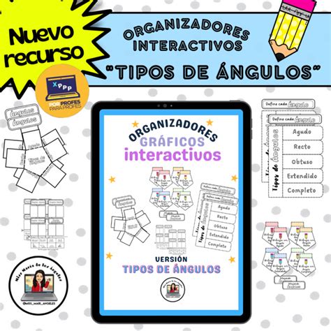 Organizadores gráficos interactivos Los Ángulos y su clasificación