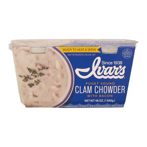 Puget Sound Clam Chowder Ivars Soup Company