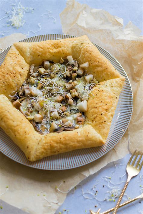 Tarte Au Gorgonzola Aux Champignons Et La Poire Potimanon