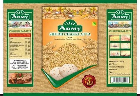 Polyester Rotogravure Atta Packaging Printed Plastic Pouch At Rs 240 Kg