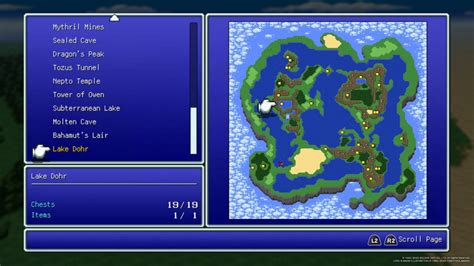 Final Fantasy Iii Pixel Remaster How To Complete The Map All