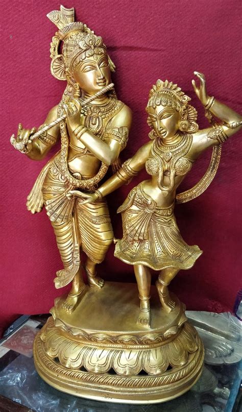 Brass Radha Krishna Idol At Rs 5000 Piece Brass Radha Krishna Statue