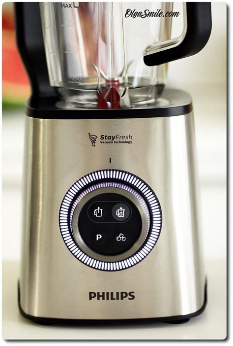 Blender próżniowy wysokoobrotowy PHILIPS HR3752/00 przepis Olga Smile