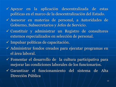 Ppt Ley De Alta Direcci N P Blica Y Nuevo Trato Laboral Ley N